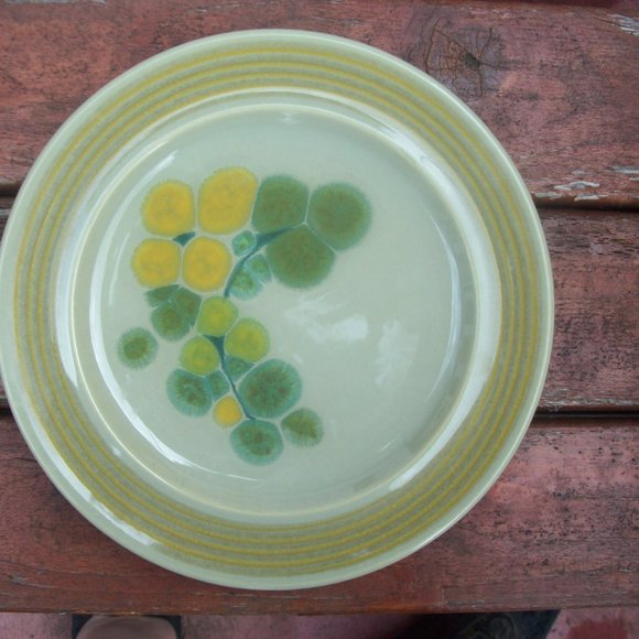 Franciscan Earthenware Salad Plate Pebble Beach Design/ Retro Vintage Dining - Picture 1 of 2